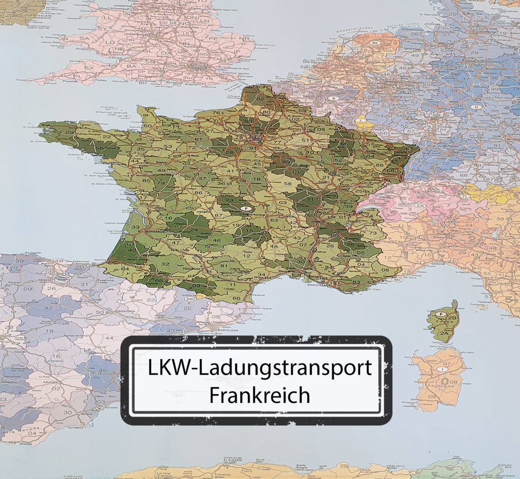 Lkw-Ladungstransport-Frankreich